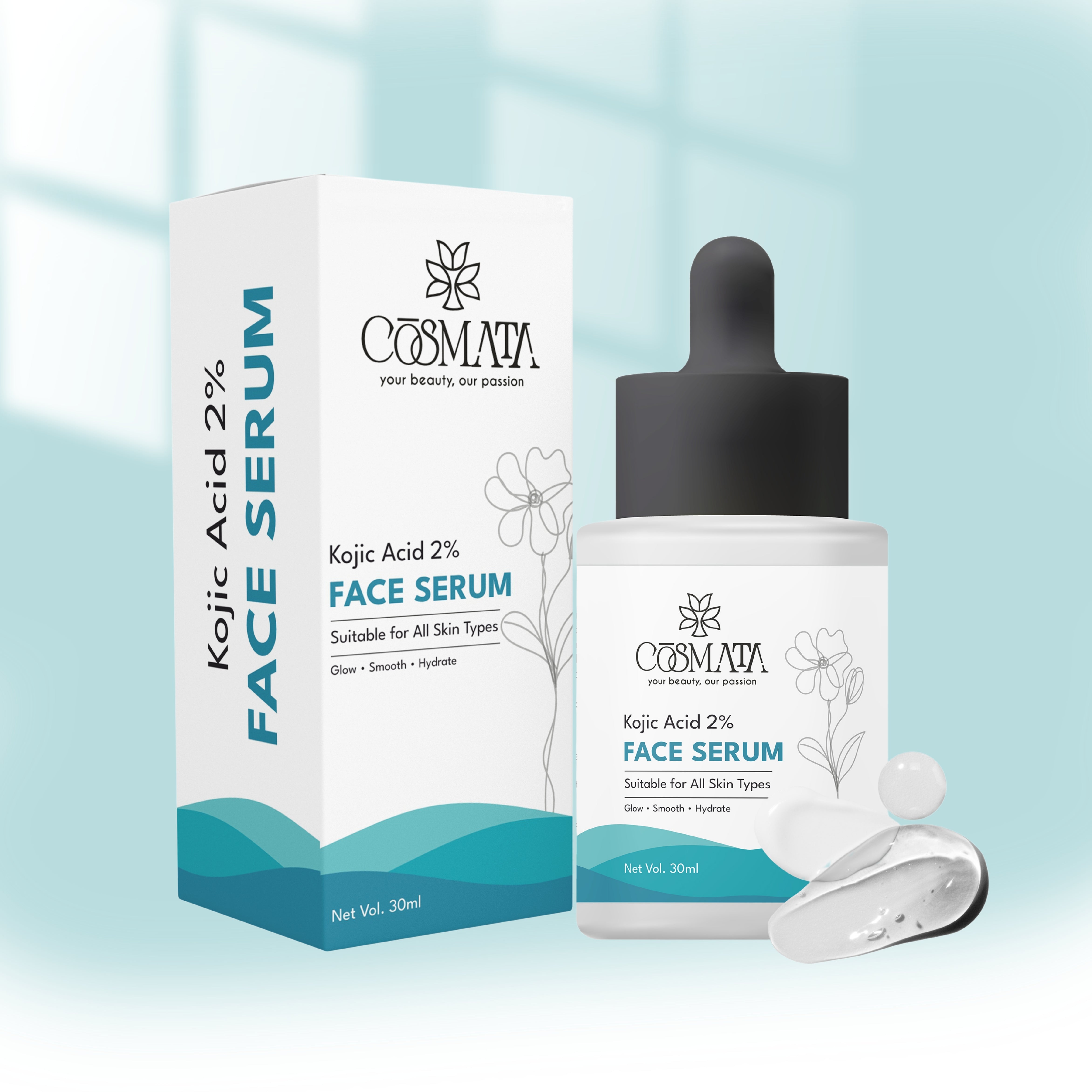 Cosmata Kojic Acid 2% Serum 30ml – Pigmentation & Dark Spot Corrector