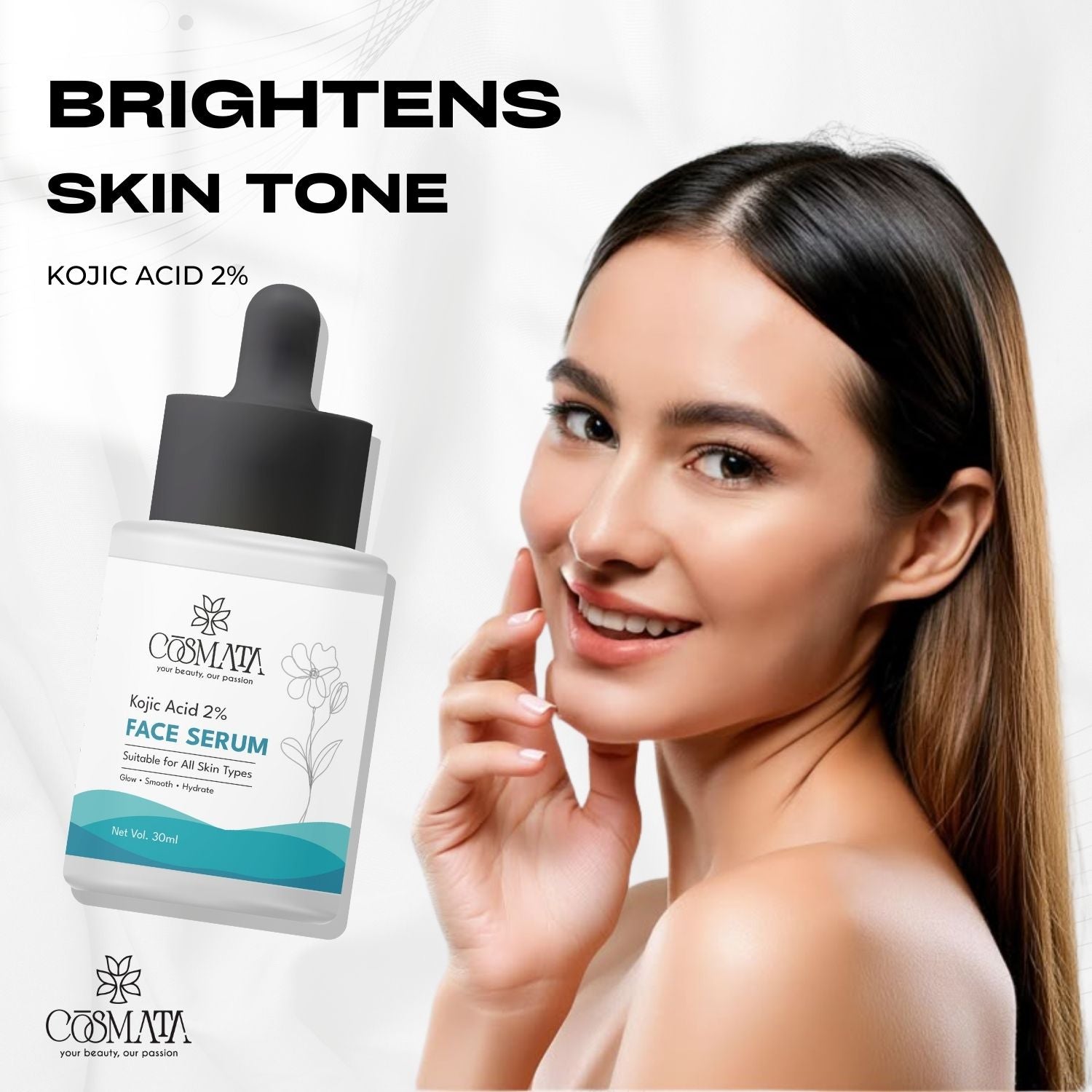 Cosmata Vitamin C Serum + Niacinamide 10% Serum Combo | Glow & Acne Marks Control Pack