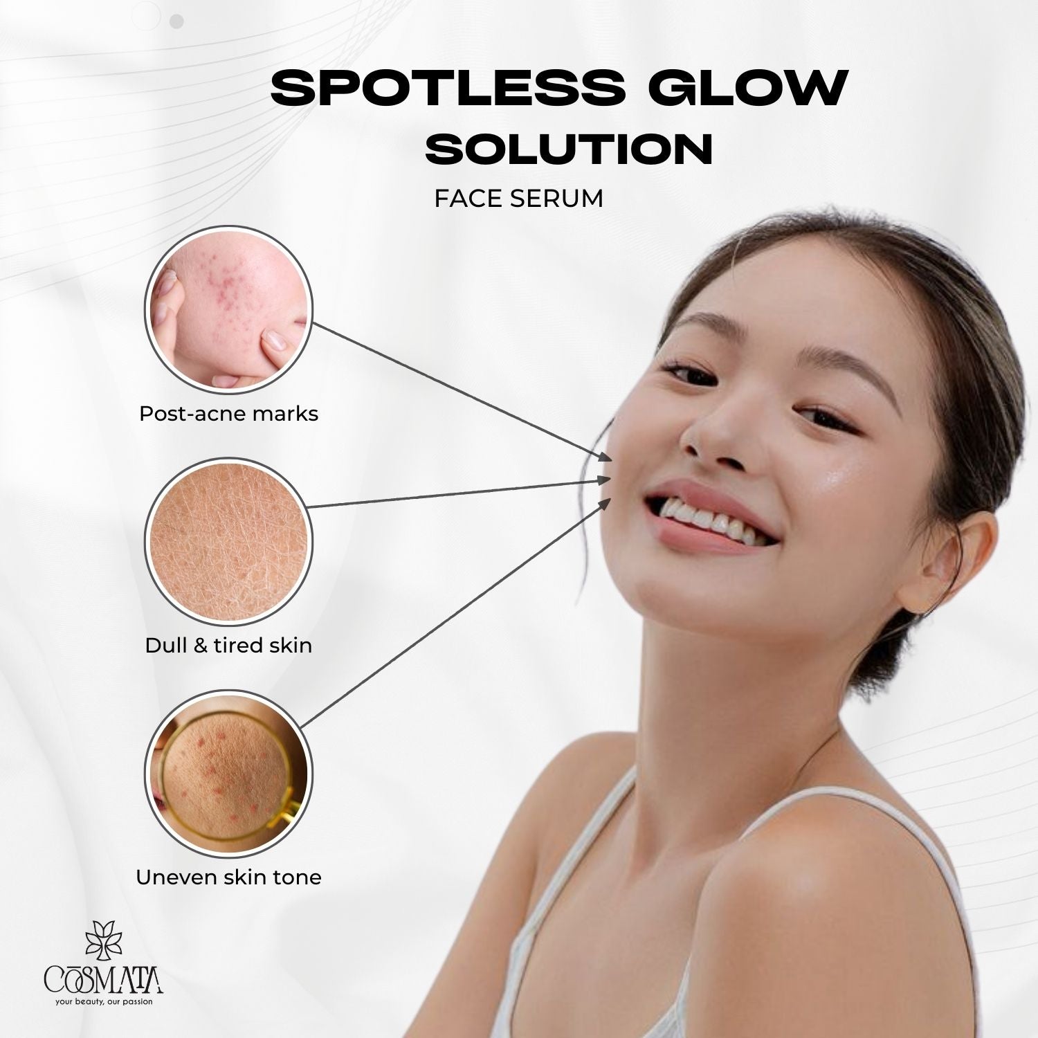 Cosmata Vitamin C Serum + Kojic Acid 2% Serum Combo | Glow & Pigmentation Removal Pack