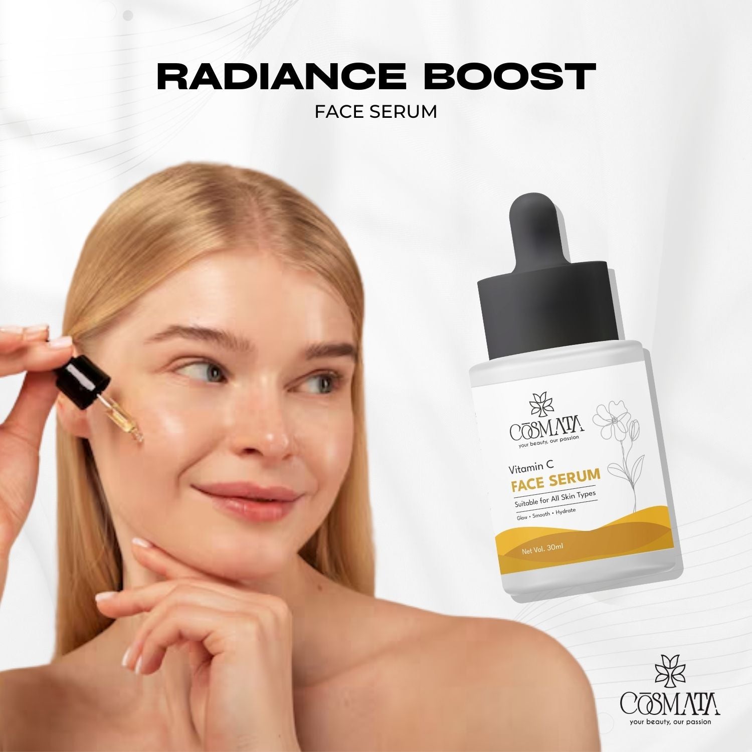 Cosmata Vitamin C Facewash + Vitamin C Serum Combo | Brightening & Glow Boost Pack