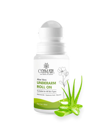 Cosmata Aloe Vera Roll-on 50ml – Underarm Brightening & Long-Lasting Freshness