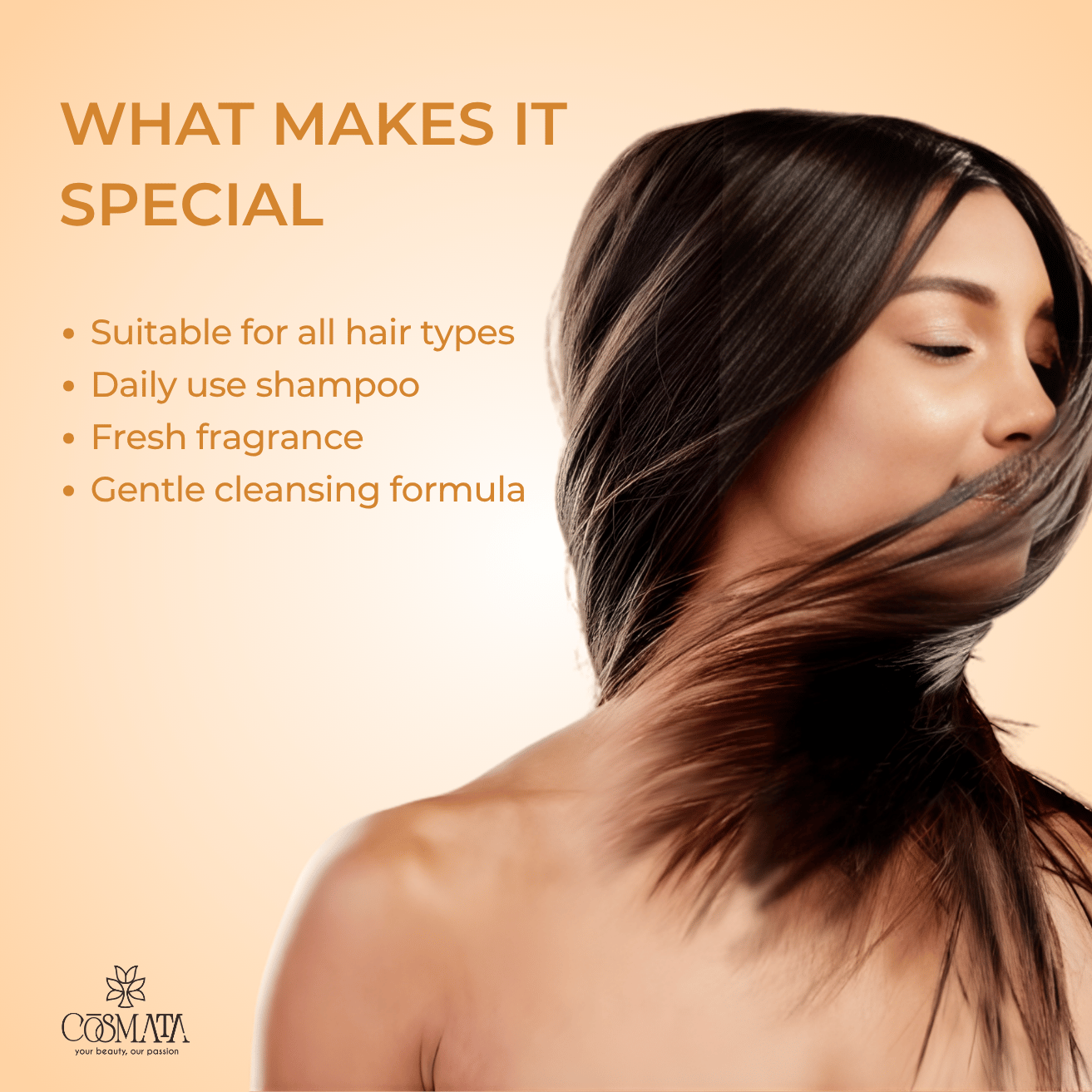 Cosmata Herbal Shampoo - Silky & Shine (200 ml) 6