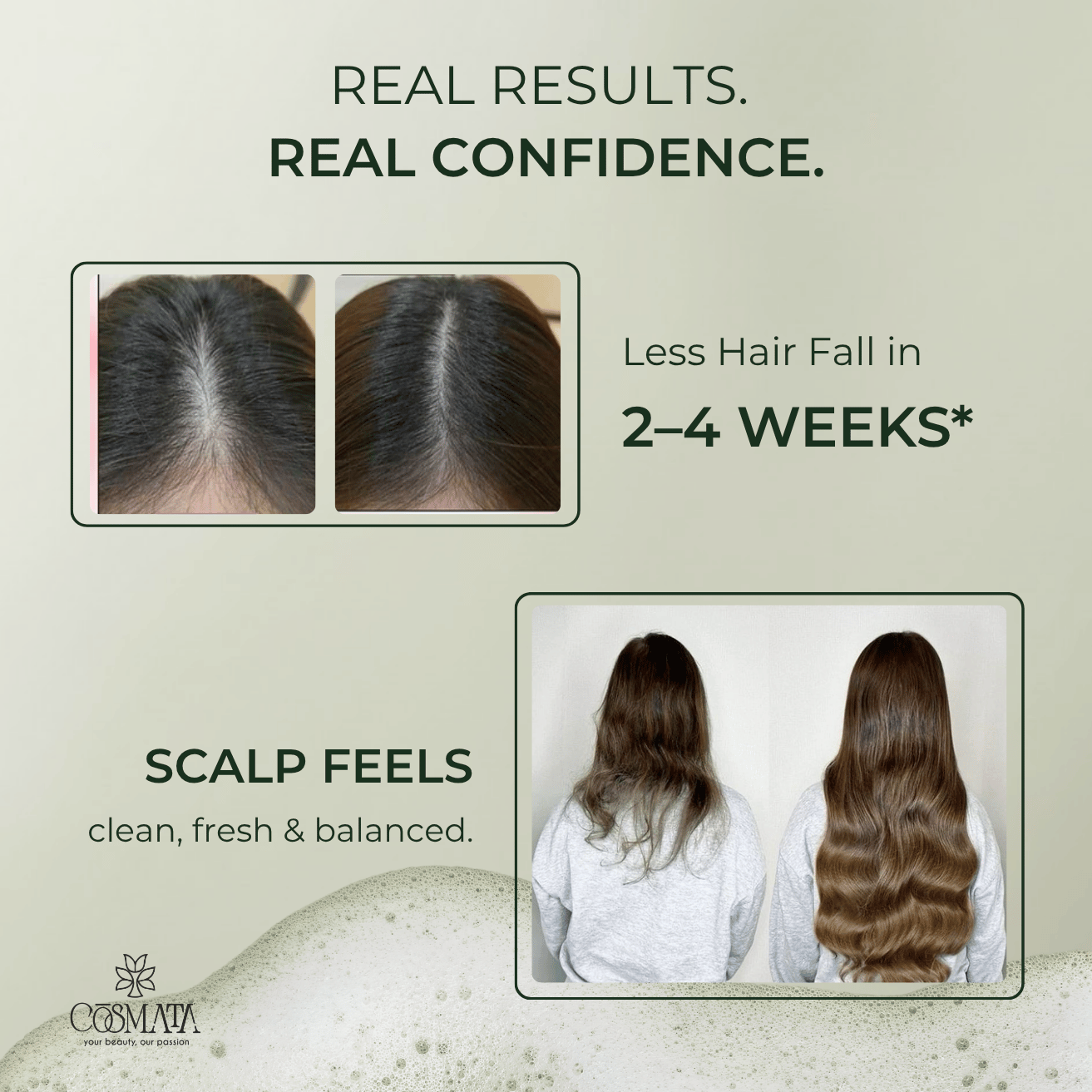 Cosmata Herbal Shampoo - Anti-Hair Fall (200 ml) 7