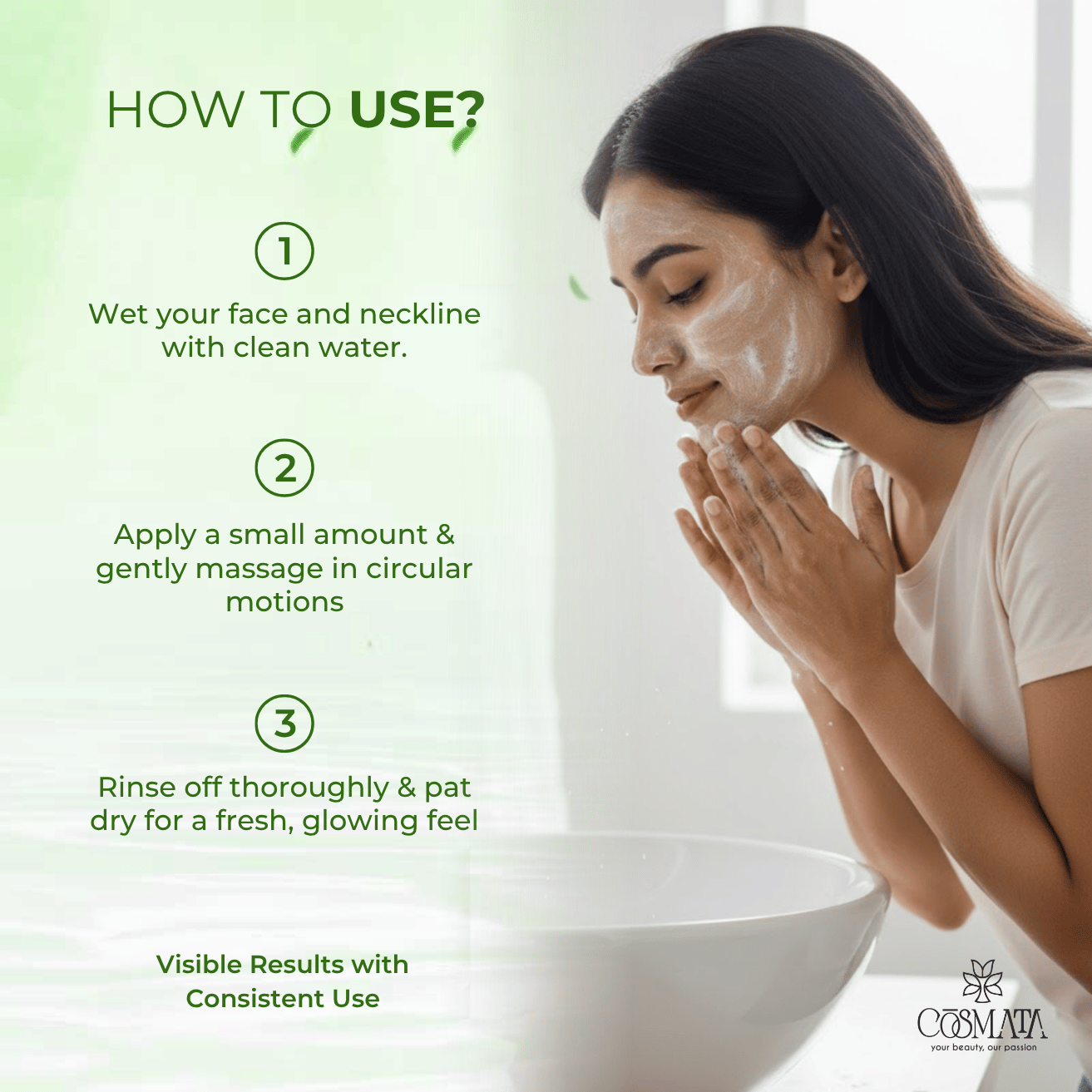 Cosmata Herbal Neem Face Wash (100 ml) 4